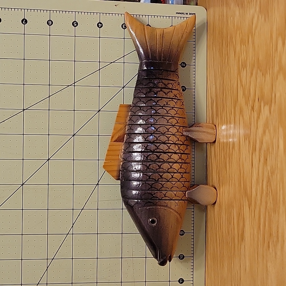 Wood Carved Fish